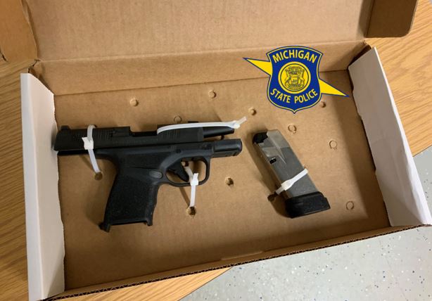 Traffic stop leads to gun arrest | News, Sports, Jobs - The Alpena News